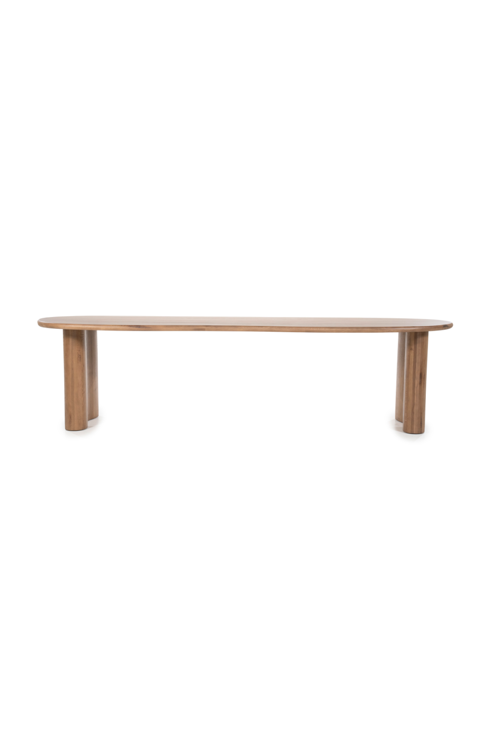 Varnished Oak Organic Dining Table | Oroa.com