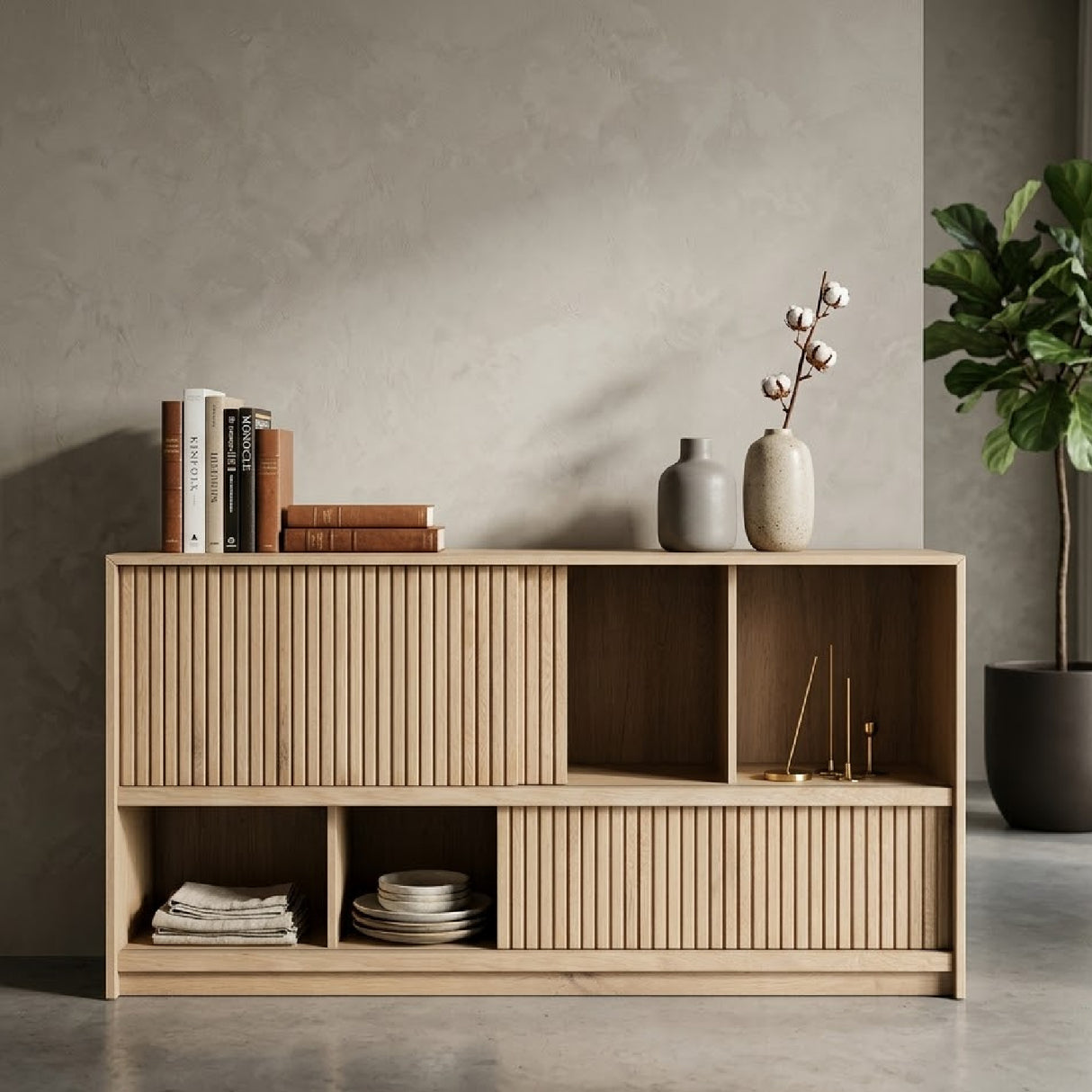 Varnished Oak Sideboard | Oroa.com