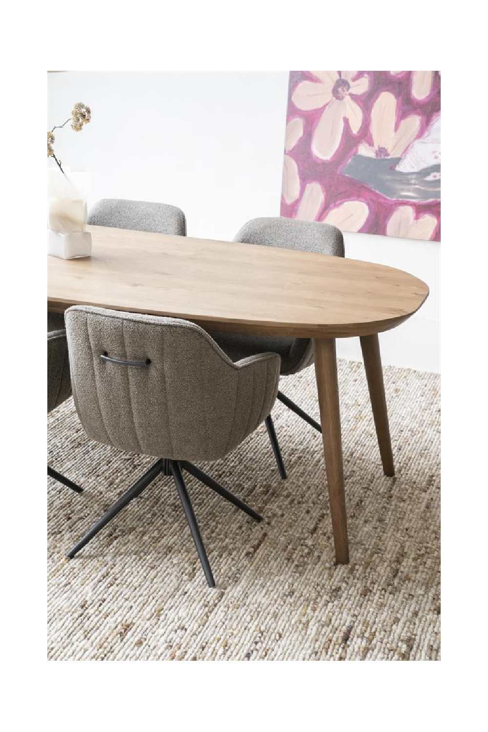 Lacquered Oak Dining Table L | Oroa.com