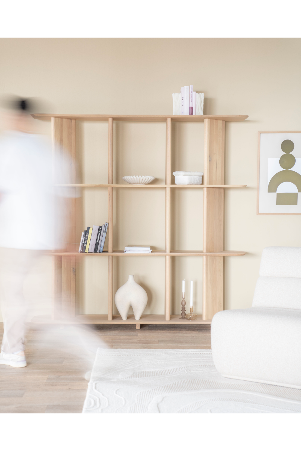 Oak Shelf Wall Cabinet | Eleonora Ty | OROA.com