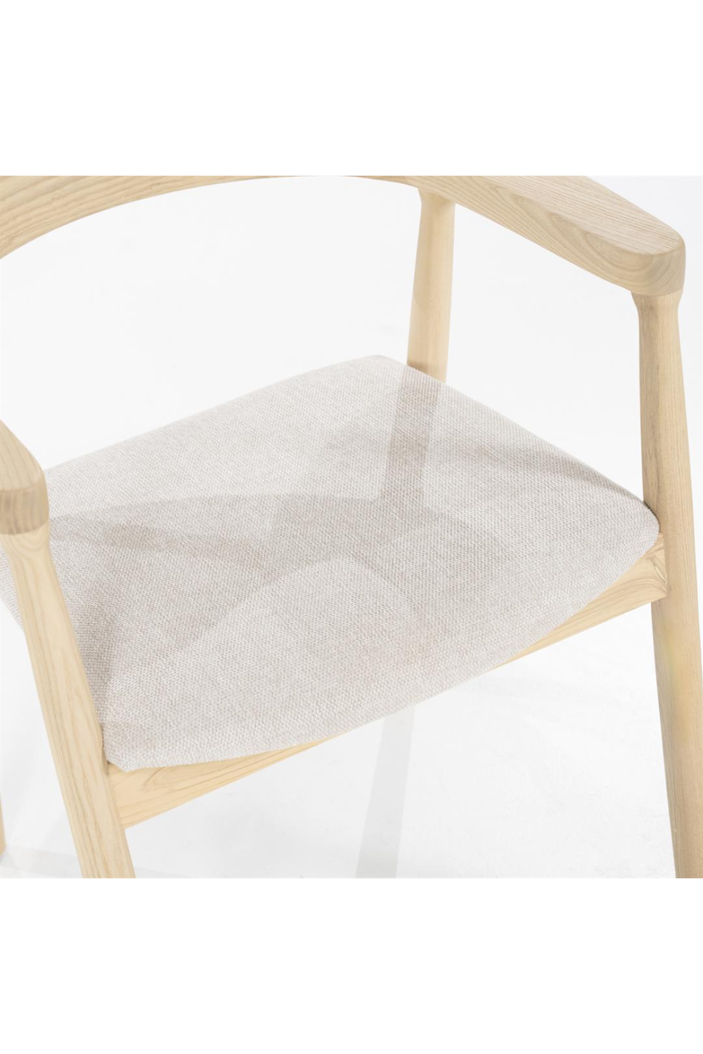 Padded Seat Ash Dining Chair | Eleonora Yorick | OROA.com