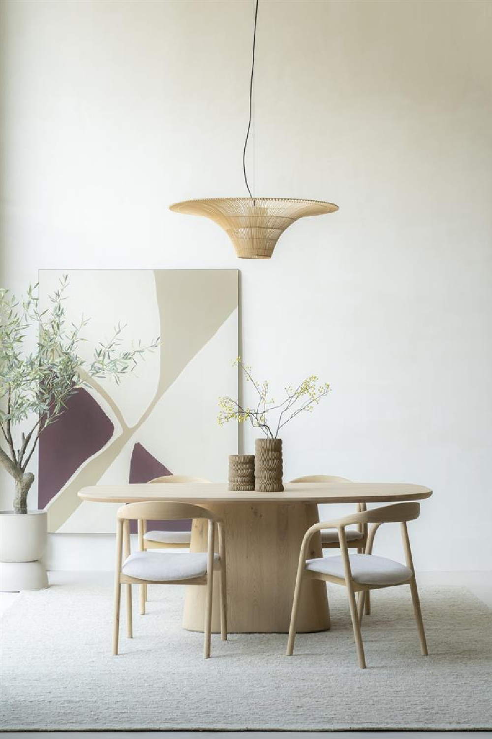 Ash Wood Dining Chair | Oroa.com