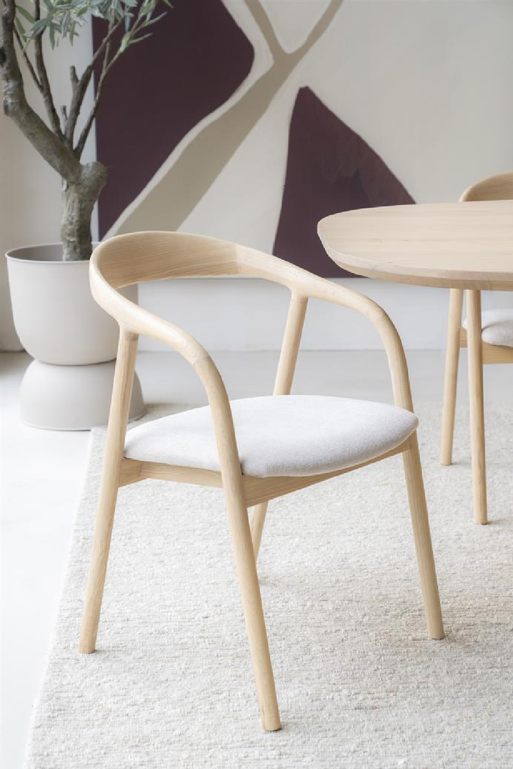 Ash Wood Dining Chair | Oroa.com