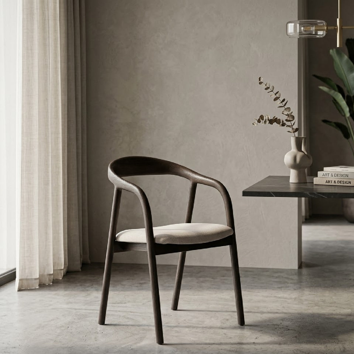Ash Wood Dining Chair | Oroa.com