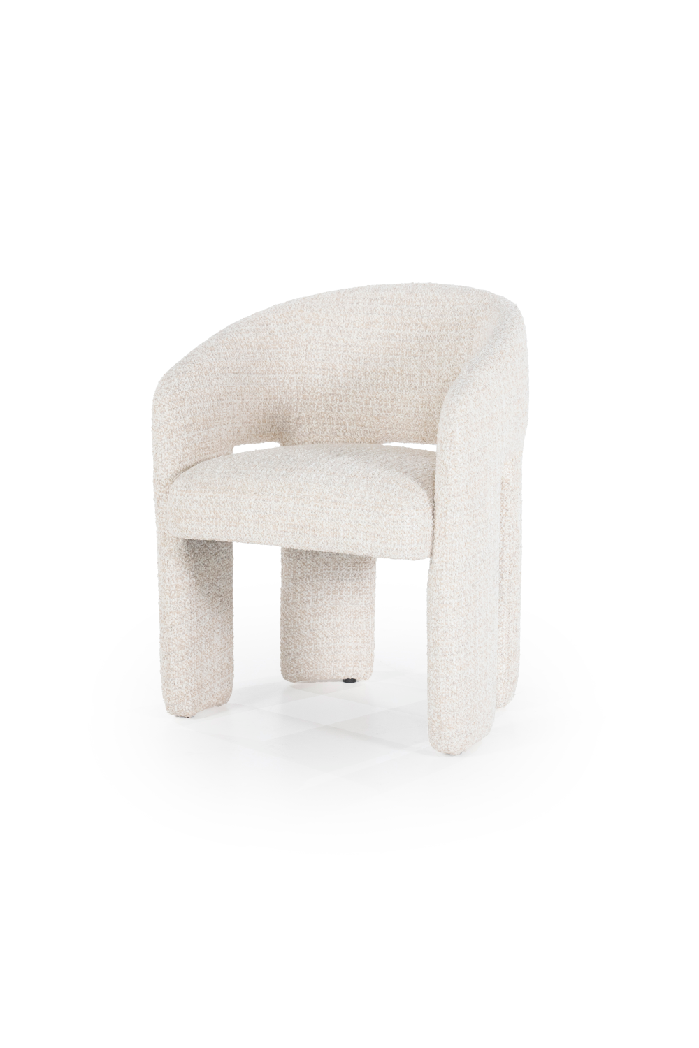 Curved Back Lounge Dining Chair | Eleonora Hamilton | OROA.com