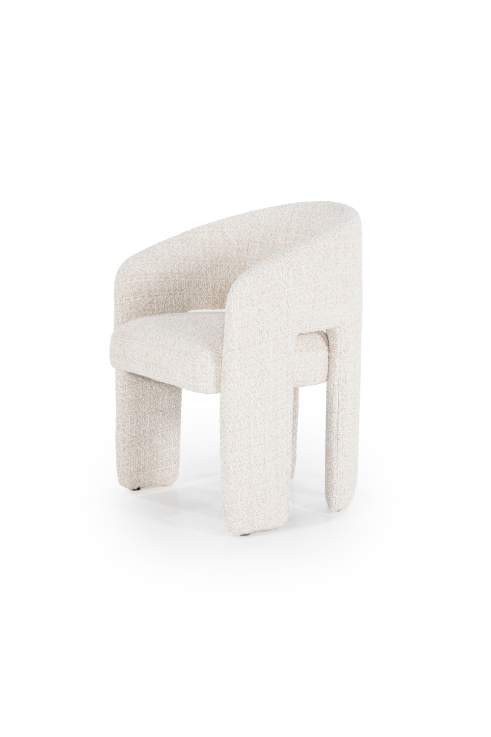 Curved Back Lounge Dining Chair | Eleonora Hamilton | OROA.com