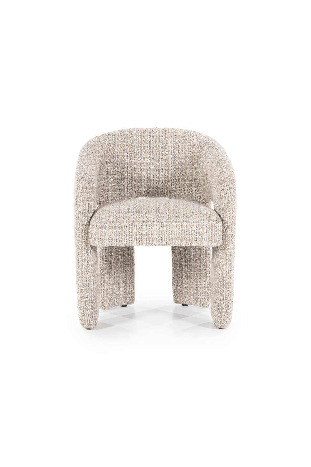 Curved Back Lounge Dining Chair | Eleonora Hamilton | OROA.com