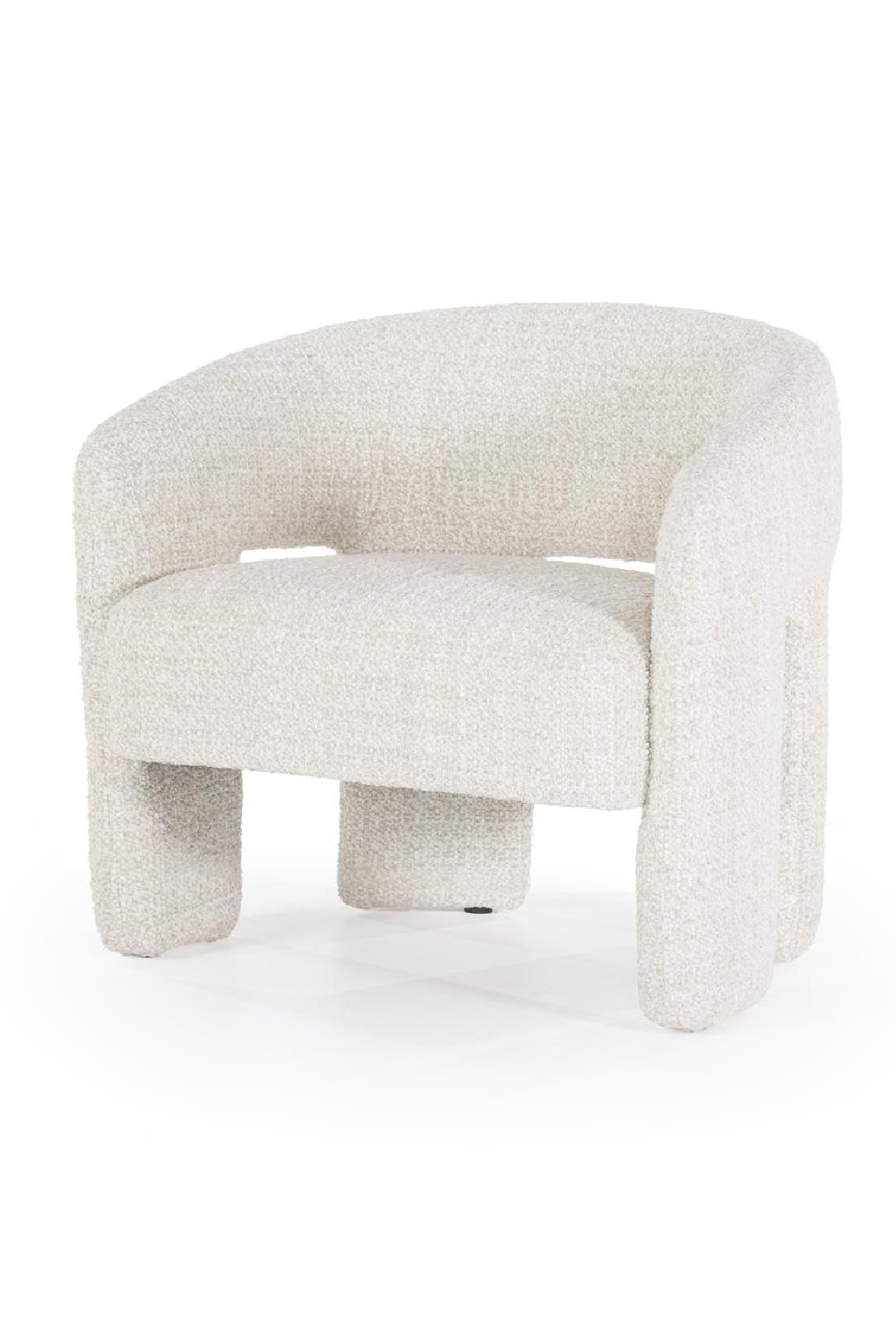 Curved Back Lounge Dining Chair | Eleonora Hamilton | OROA.com