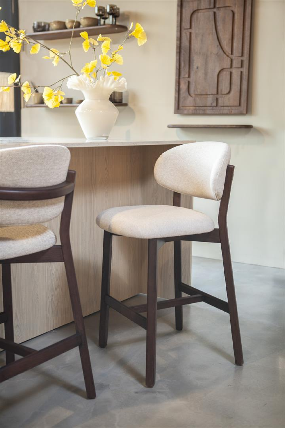 Oak Framed Bar Chair | Oroa.com