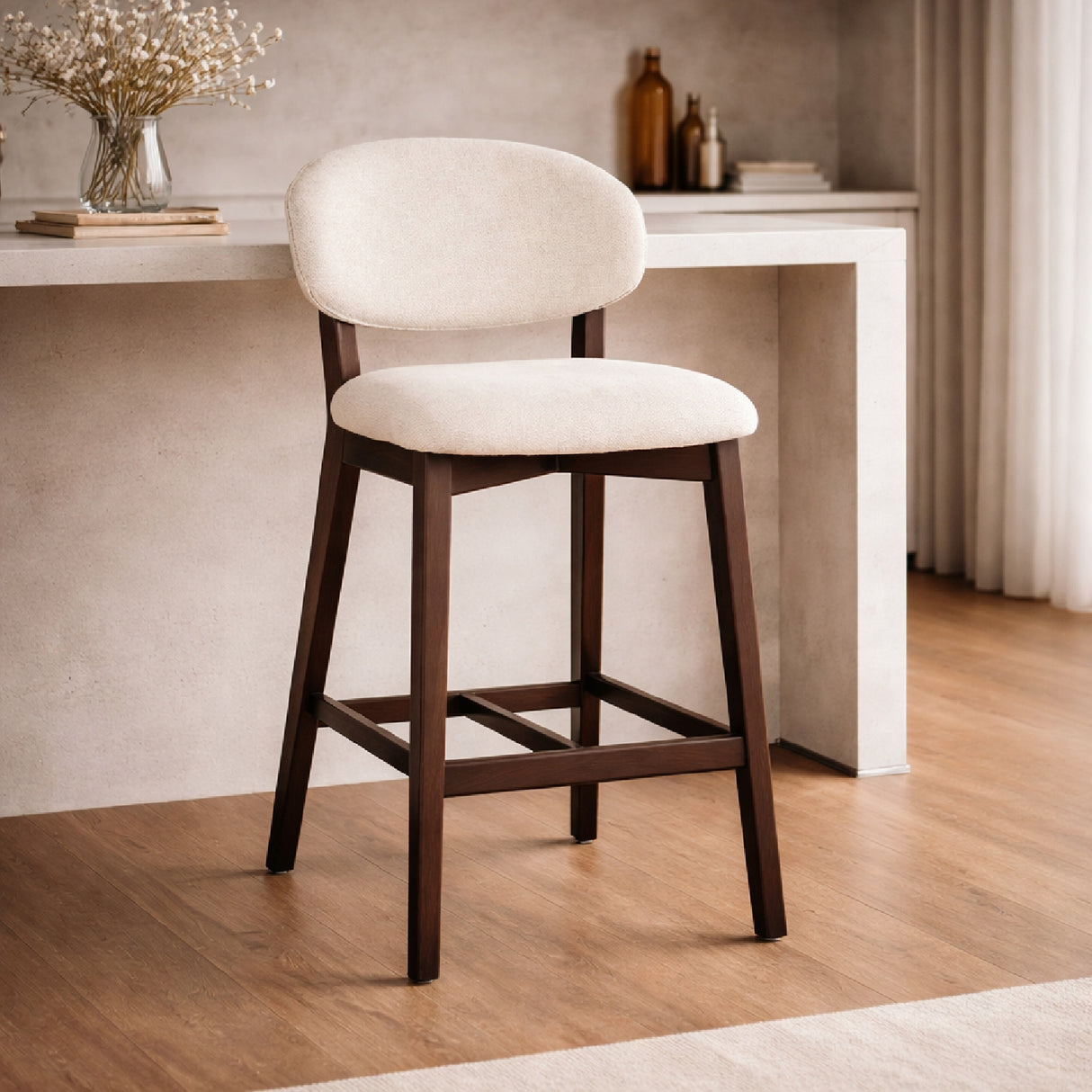 Oak Framed Bar Chair | Oroa.com