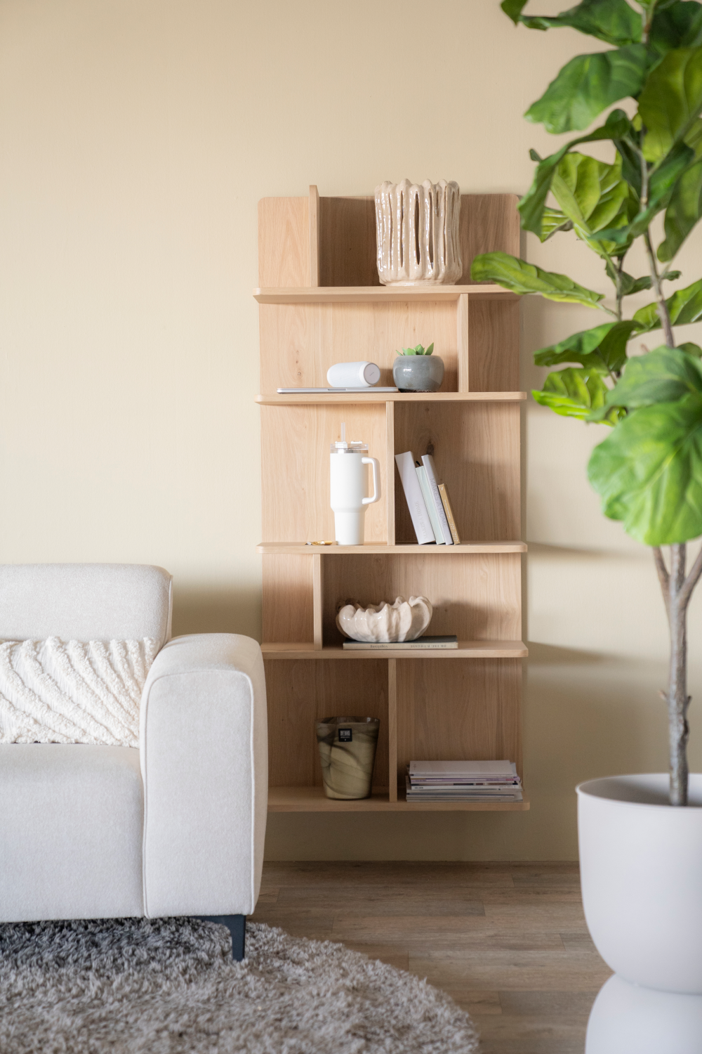 Oak Veneer Wall Cabinet | Oroa.com