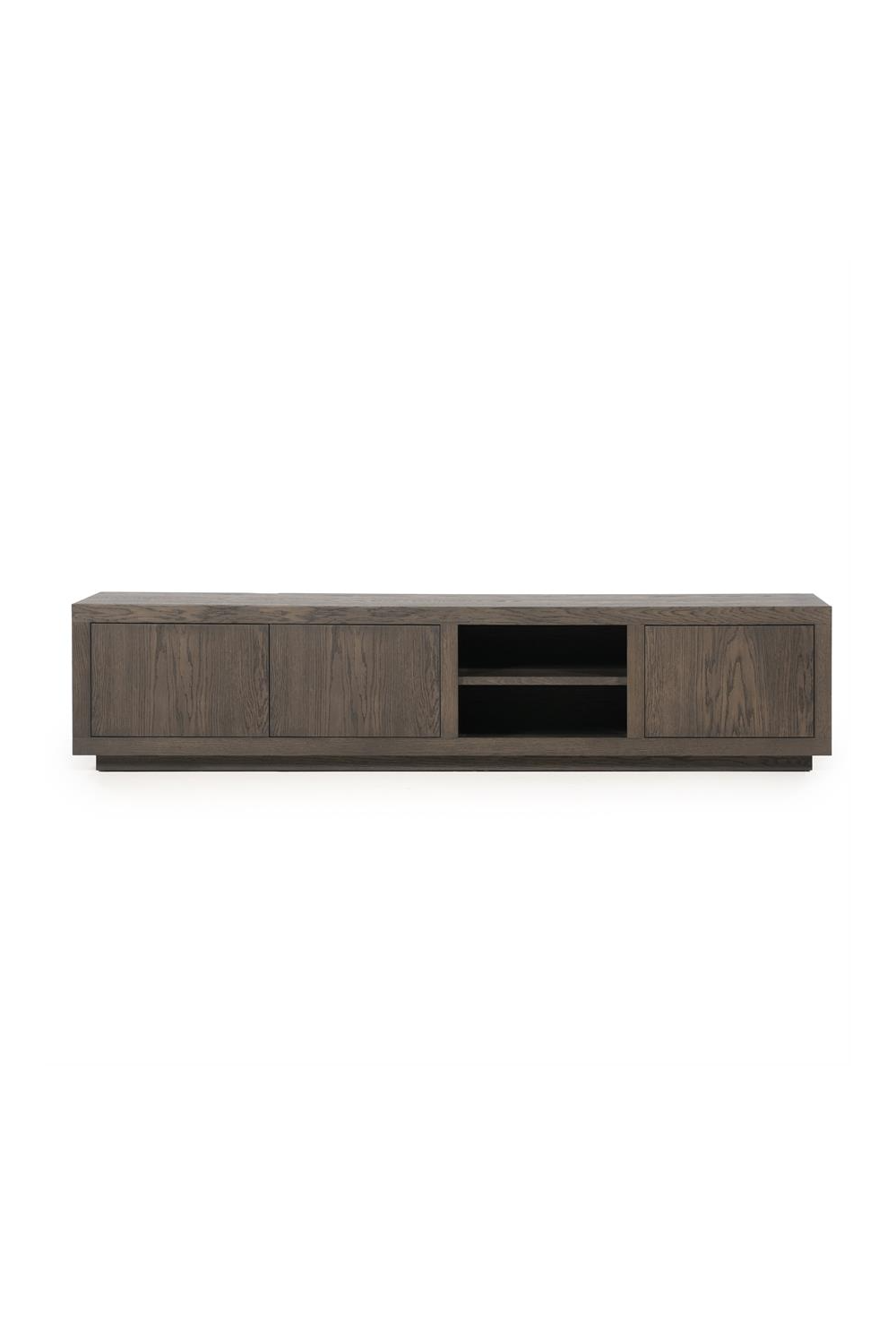 Taupe Oak 3-Door Cabinet | Oroa.com