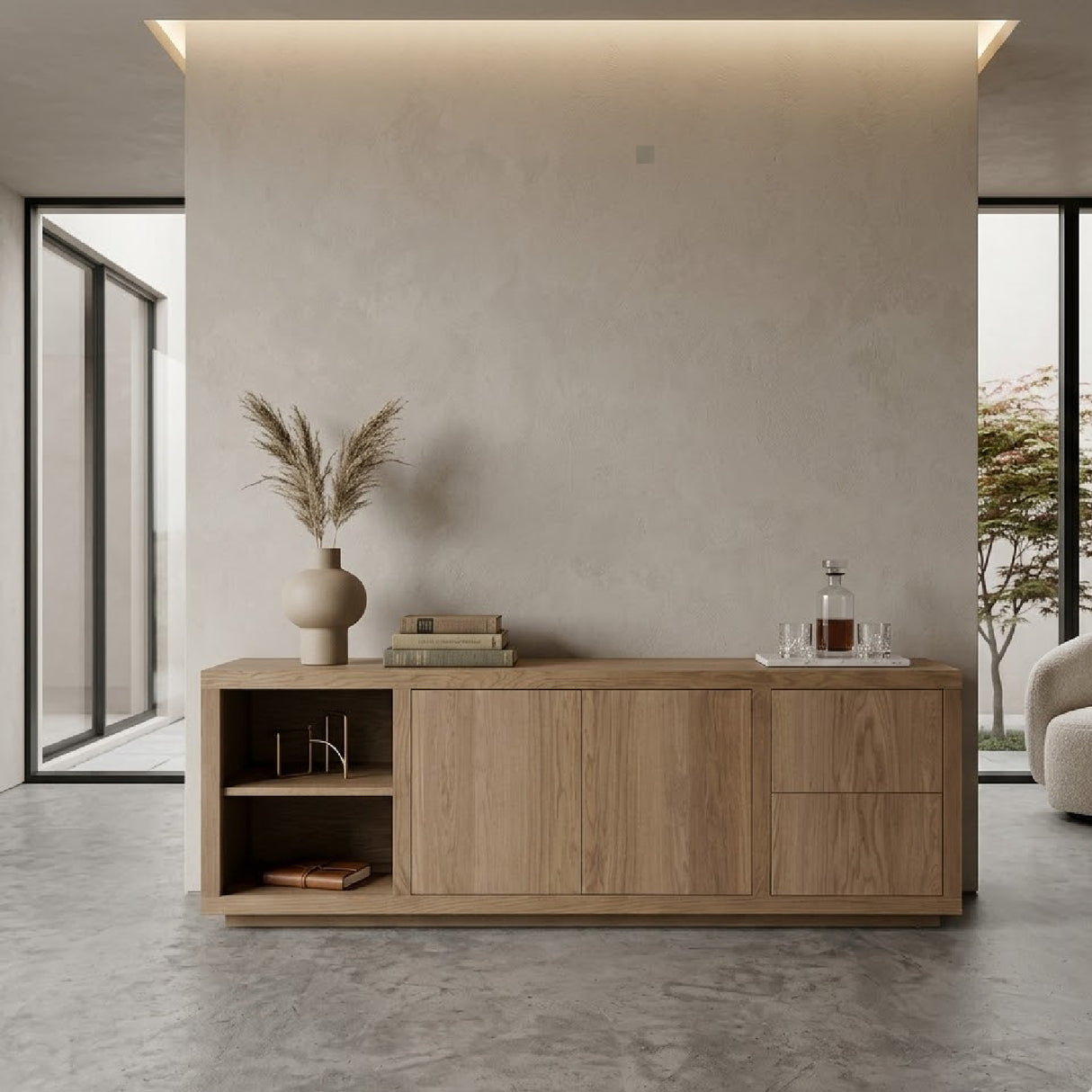 Oak 2-Door Sideboard | Oroa.com