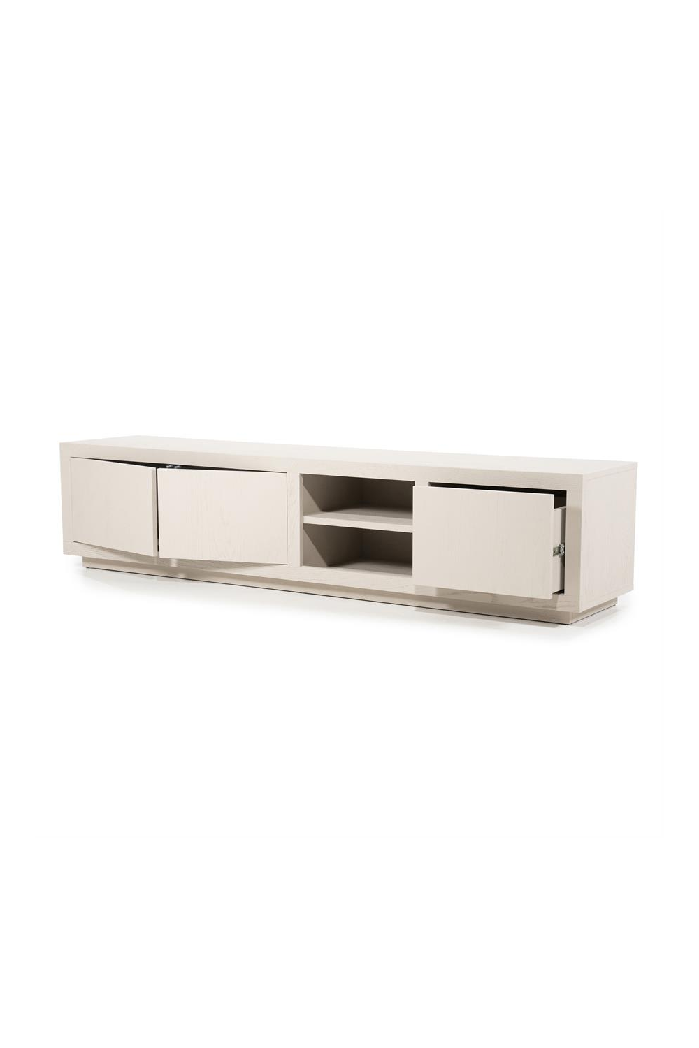 Taupe Oak 3-Door Cabinet | Eleonora Helsinki | OROA.com