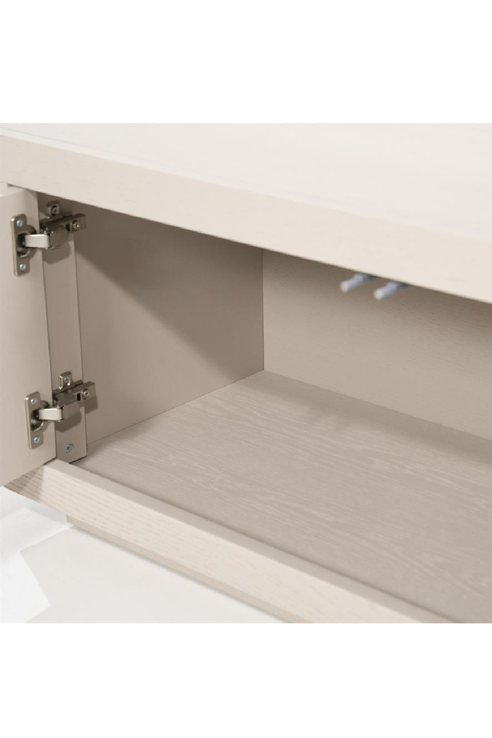 Taupe Oak 3-Door Cabinet | Oroa.com