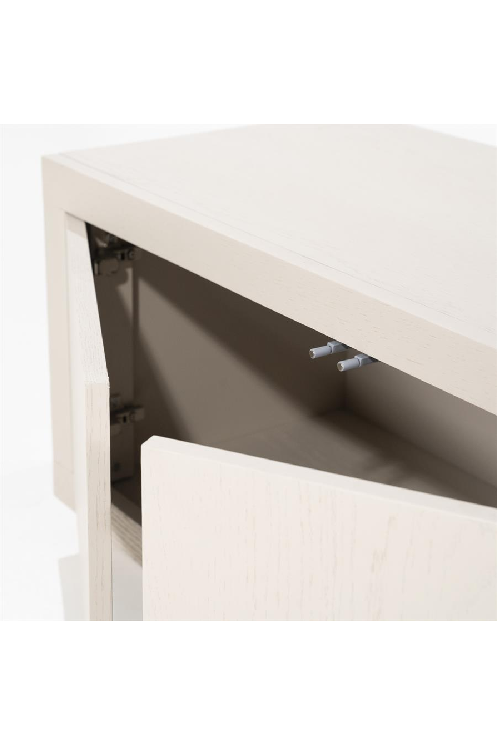 Taupe Oak 3-Door Cabinet | Oroa.com