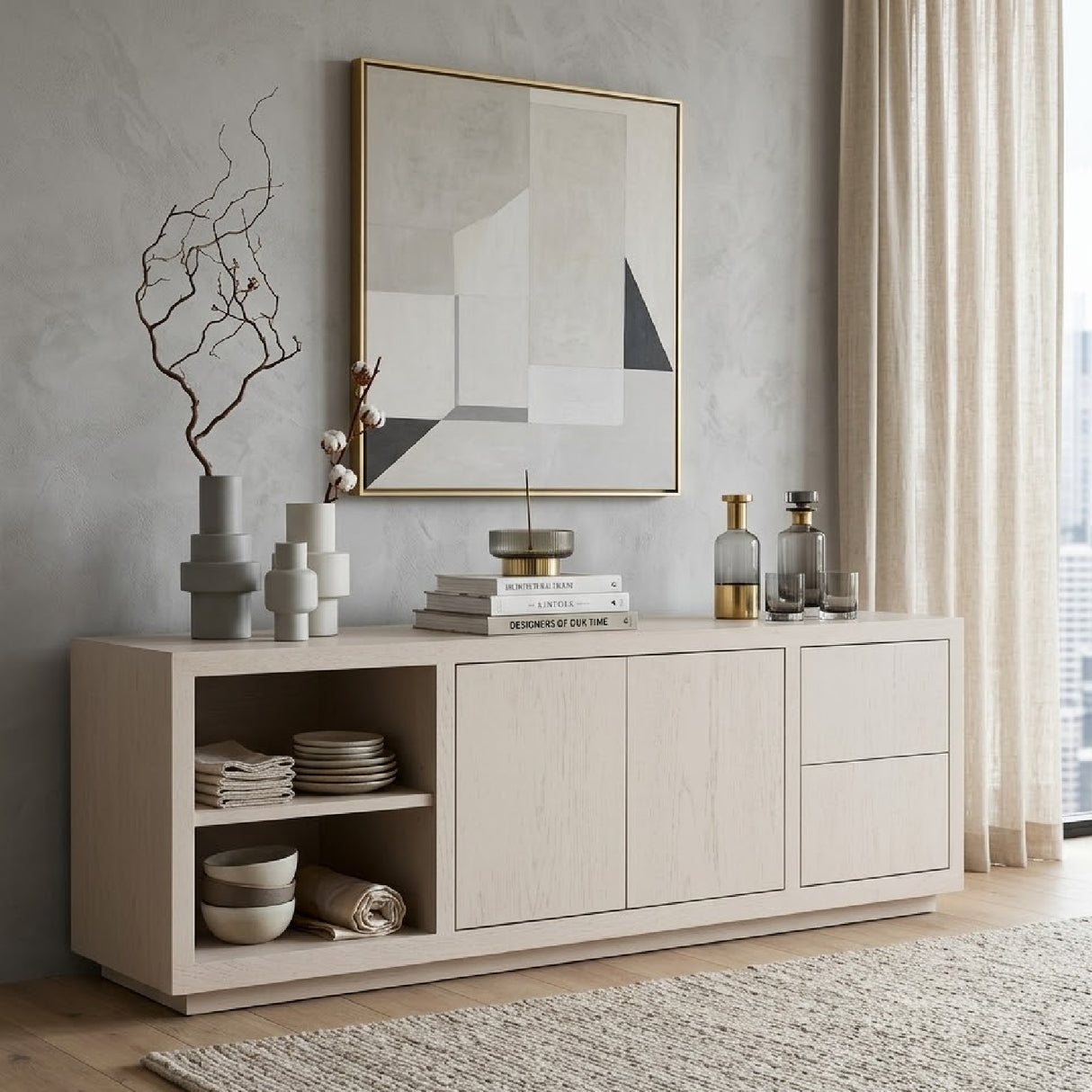 Oak 2-Door Sideboard | Oroa.com