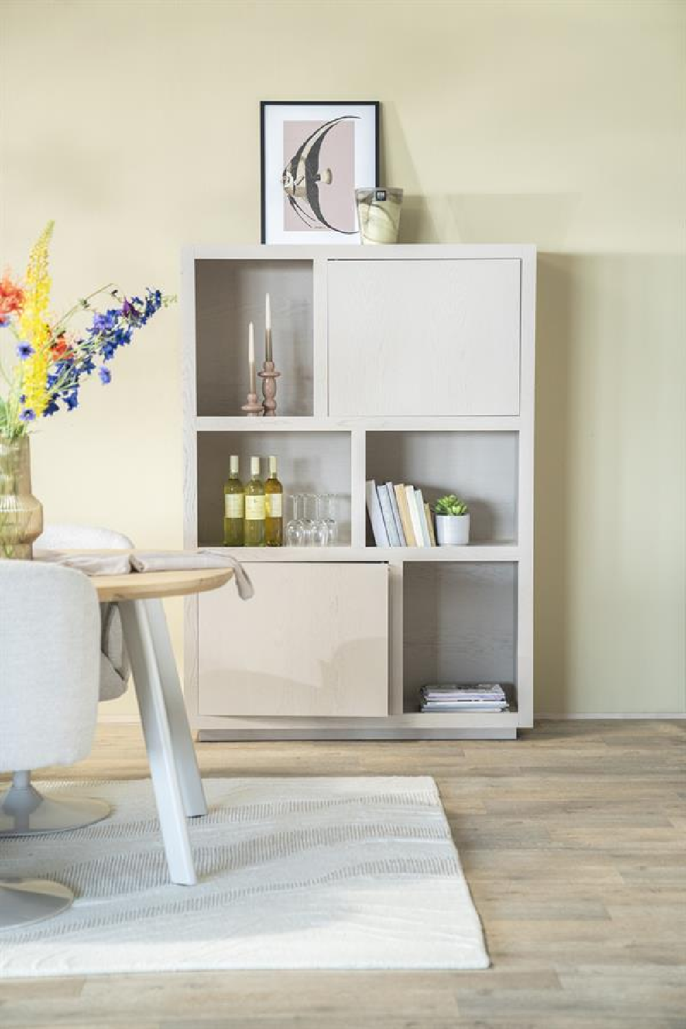 Taupe Oak Cabinet | Oroa.com