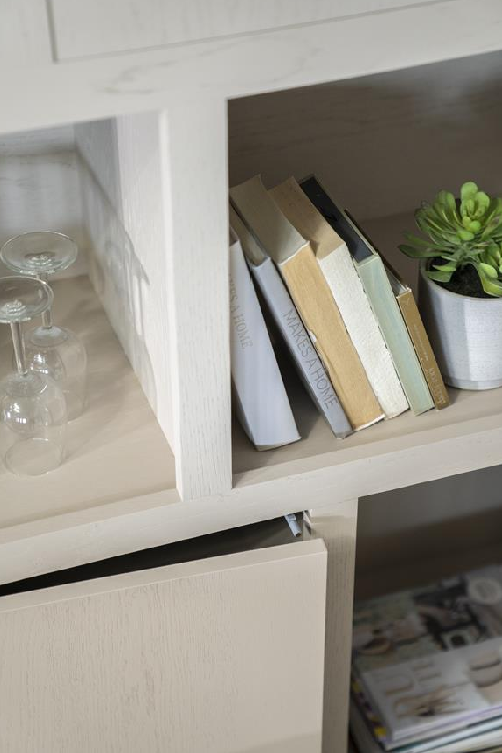 Taupe Oak Cabinet | Oroa.com