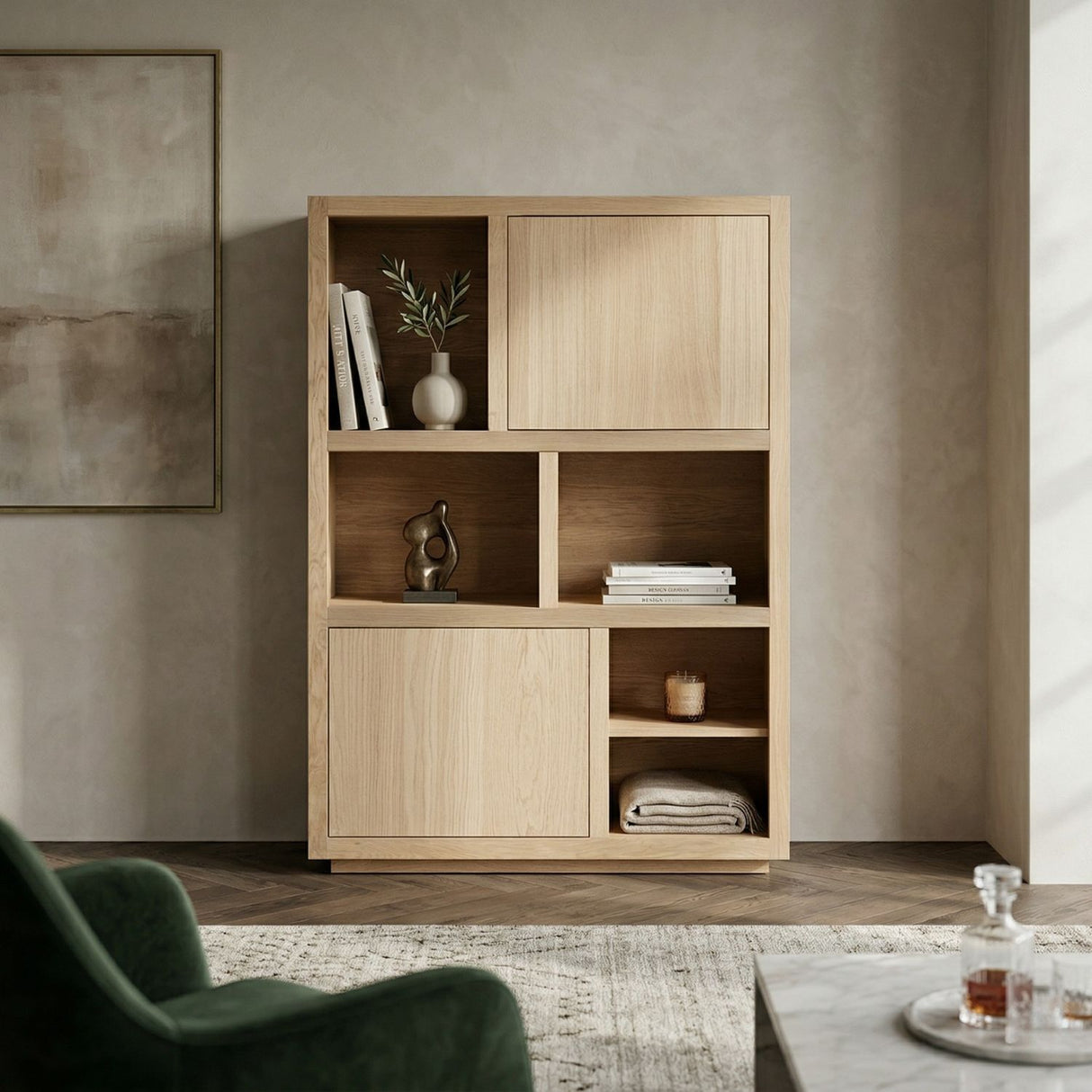 Natural Oak Cabinet | Oroa.com