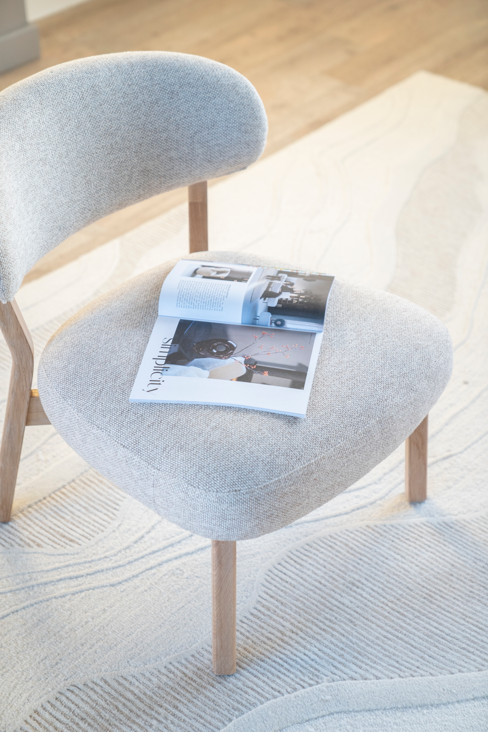 Modern furniture - Oak Framed Accent Chair - www.oroa.com | Oroa.com