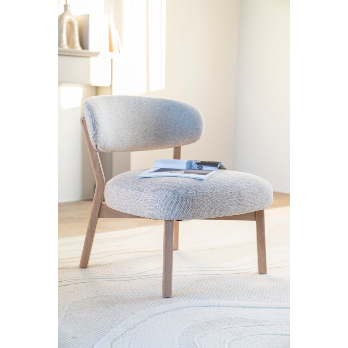 Modern furniture - Oak Framed Accent Chair - www.oroa.com | Oroa.com