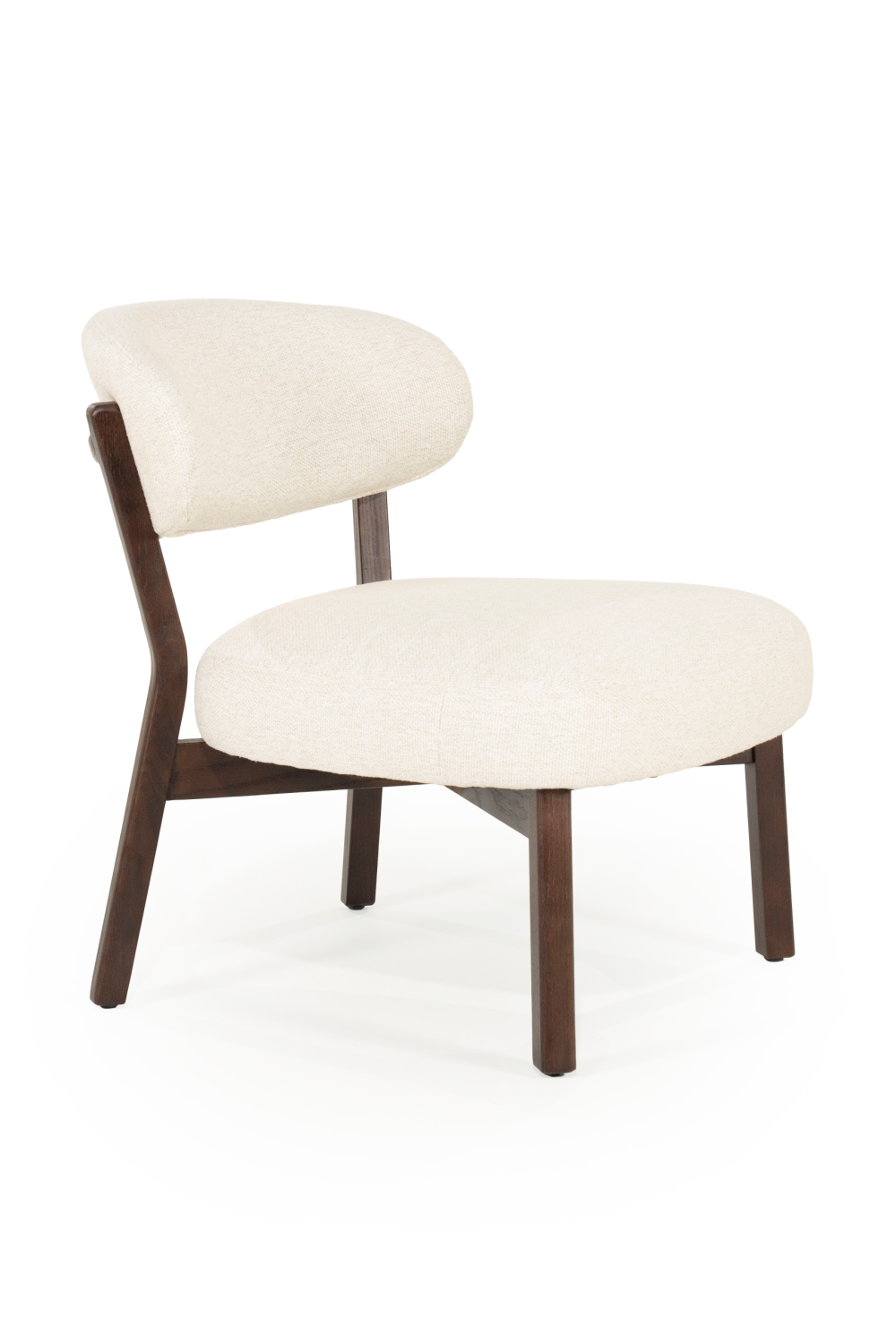 Brown Oak Accent Chair | Eleonora Mikky | OROA.com