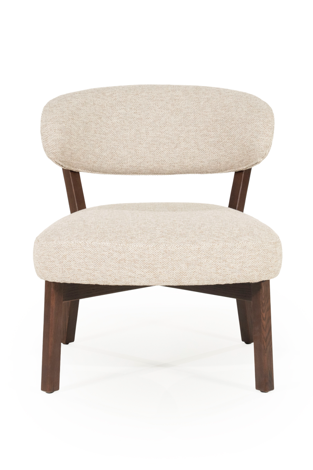Brown Oak Accent Chair | Eleonora Mikky | OROA.com