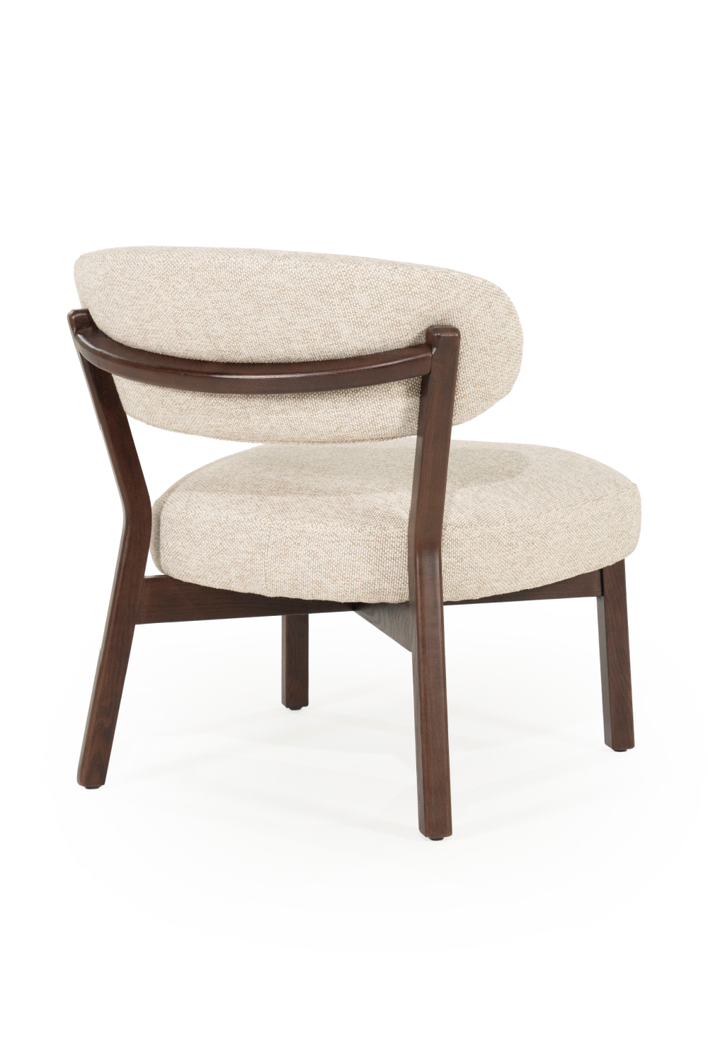 Brown Oak Accent Chair | Eleonora Mikky | OROA.com