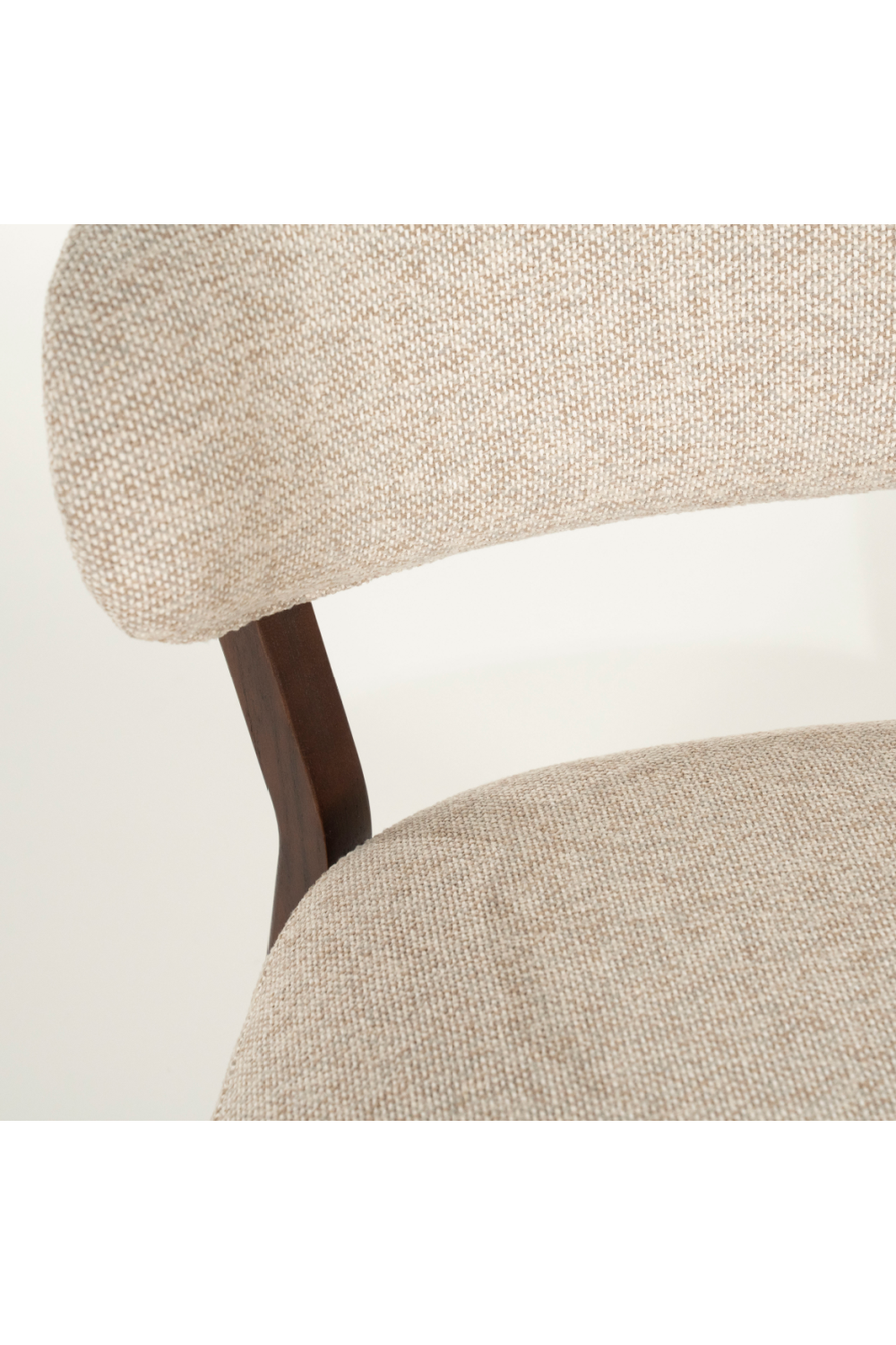 Brown Oak Accent Chair | Eleonora Mikky | OROA.com