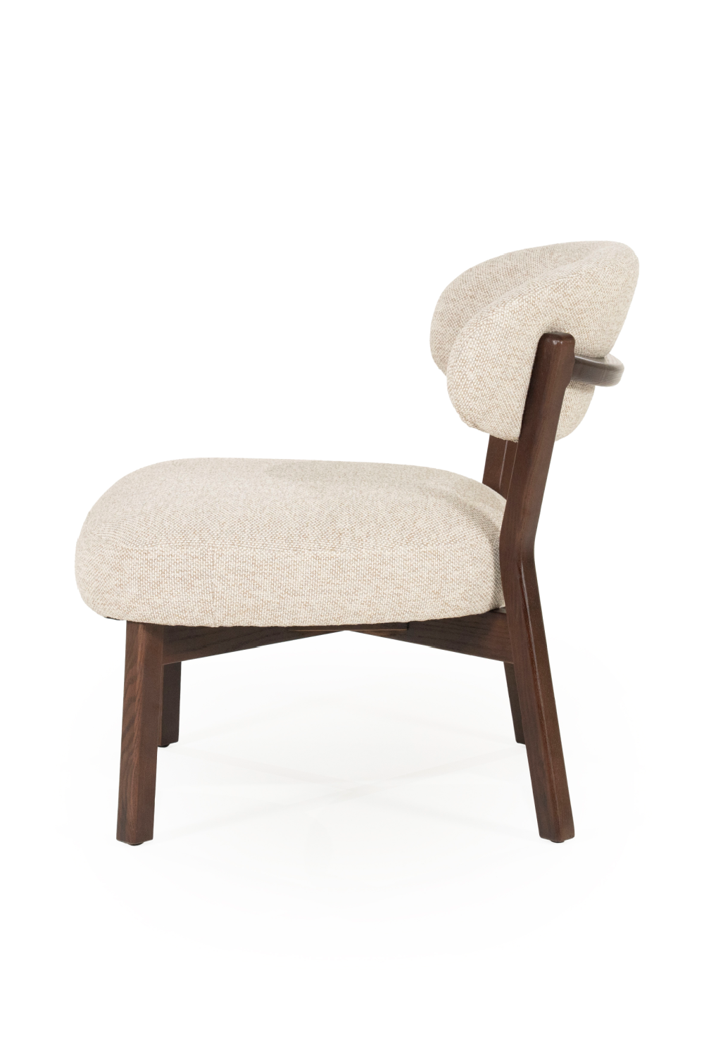 Brown Oak Accent Chair | Eleonora Mikky | OROA.com