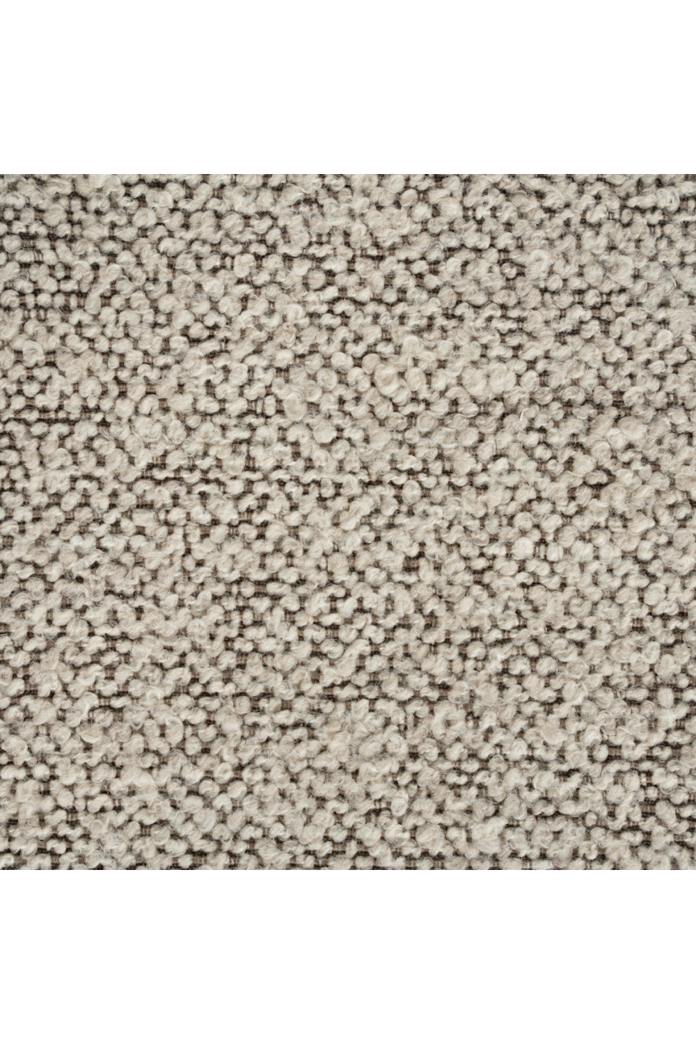 Cylindrical Taupe Fabric Ottoman | Eleonora Avah | OROA.com