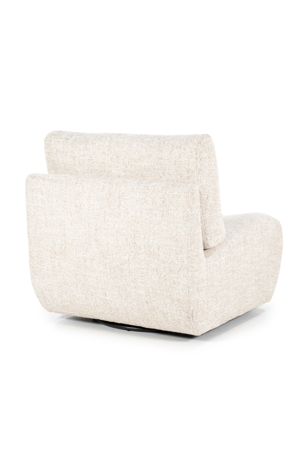 Fabric Upholstered Swivel Lounge Chair | Eleonora Lucia | OROA.com
