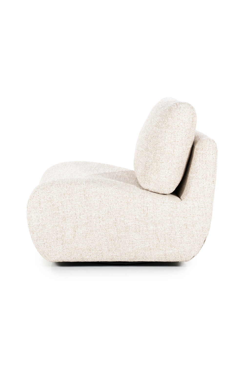 Fabric Upholstered Swivel Lounge Chair | Oroa.com