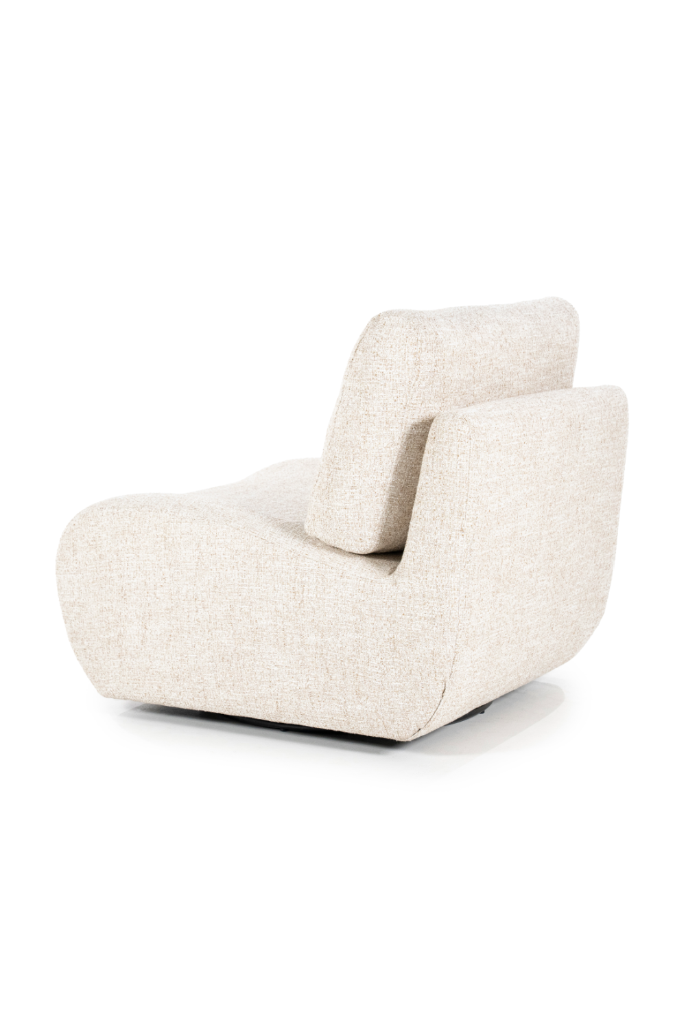 Fabric Upholstered Swivel Lounge Chair | Oroa.com
