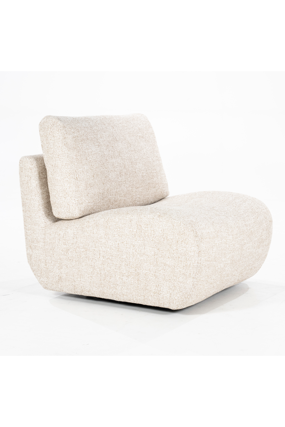 Fabric Upholstered Swivel Lounge Chair | Oroa.com