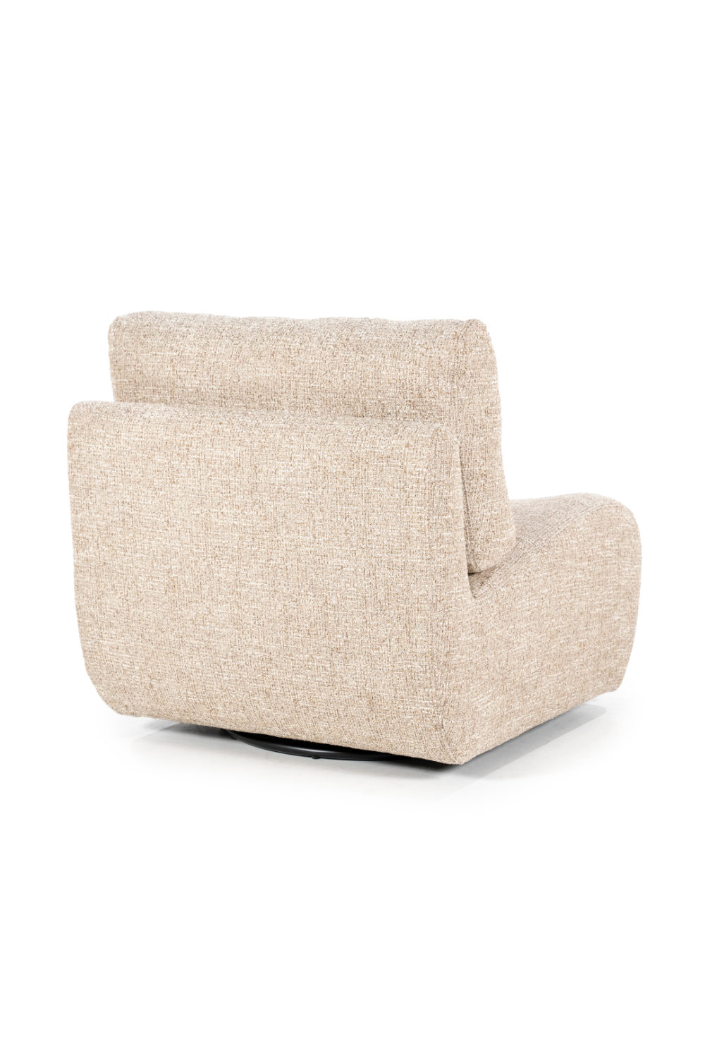 Fabric Upholstered Swivel Lounge Chair | Eleonora Lucia | OROA.com