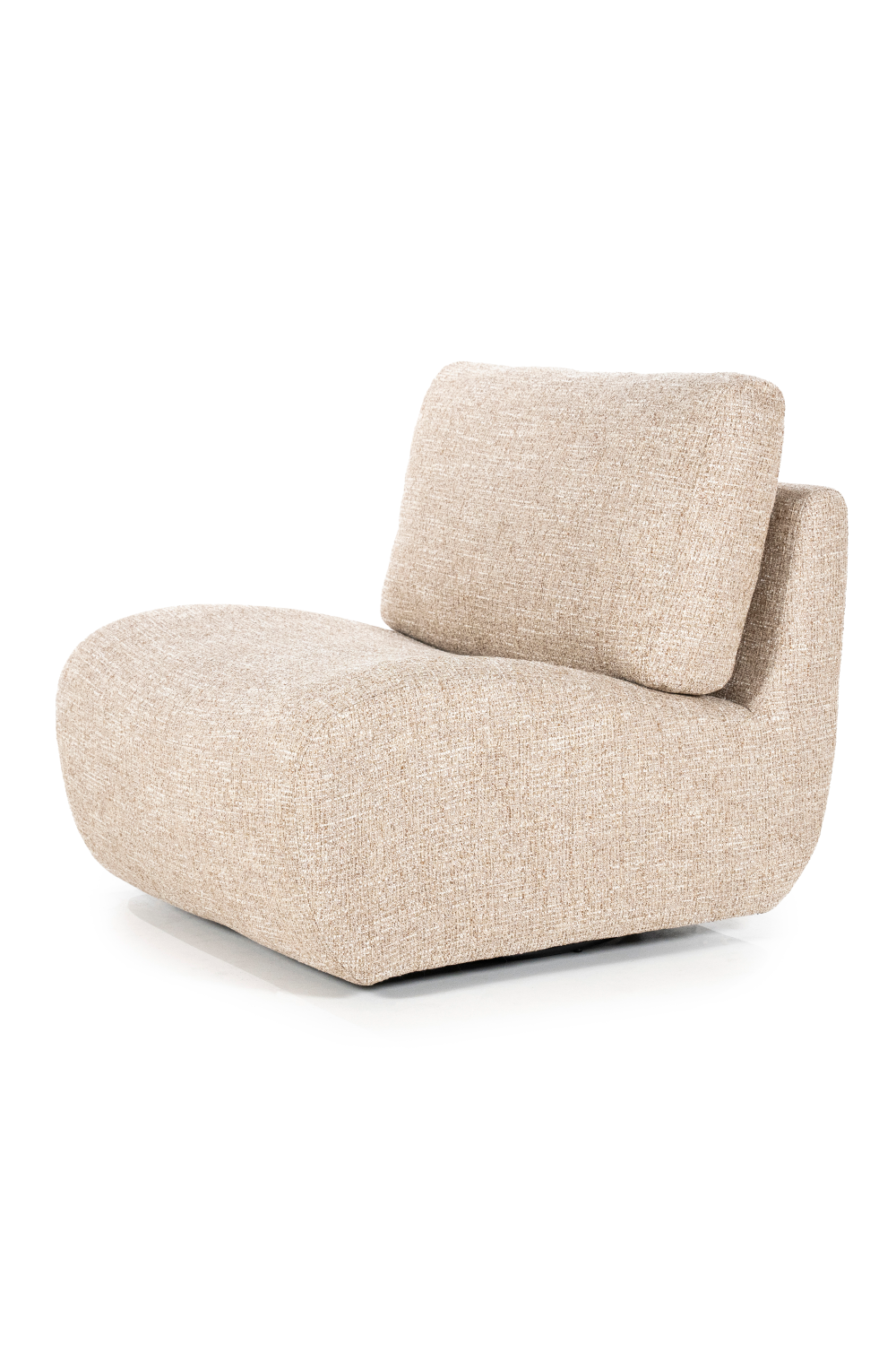 Fabric Upholstered Swivel Lounge Chair | Oroa.com