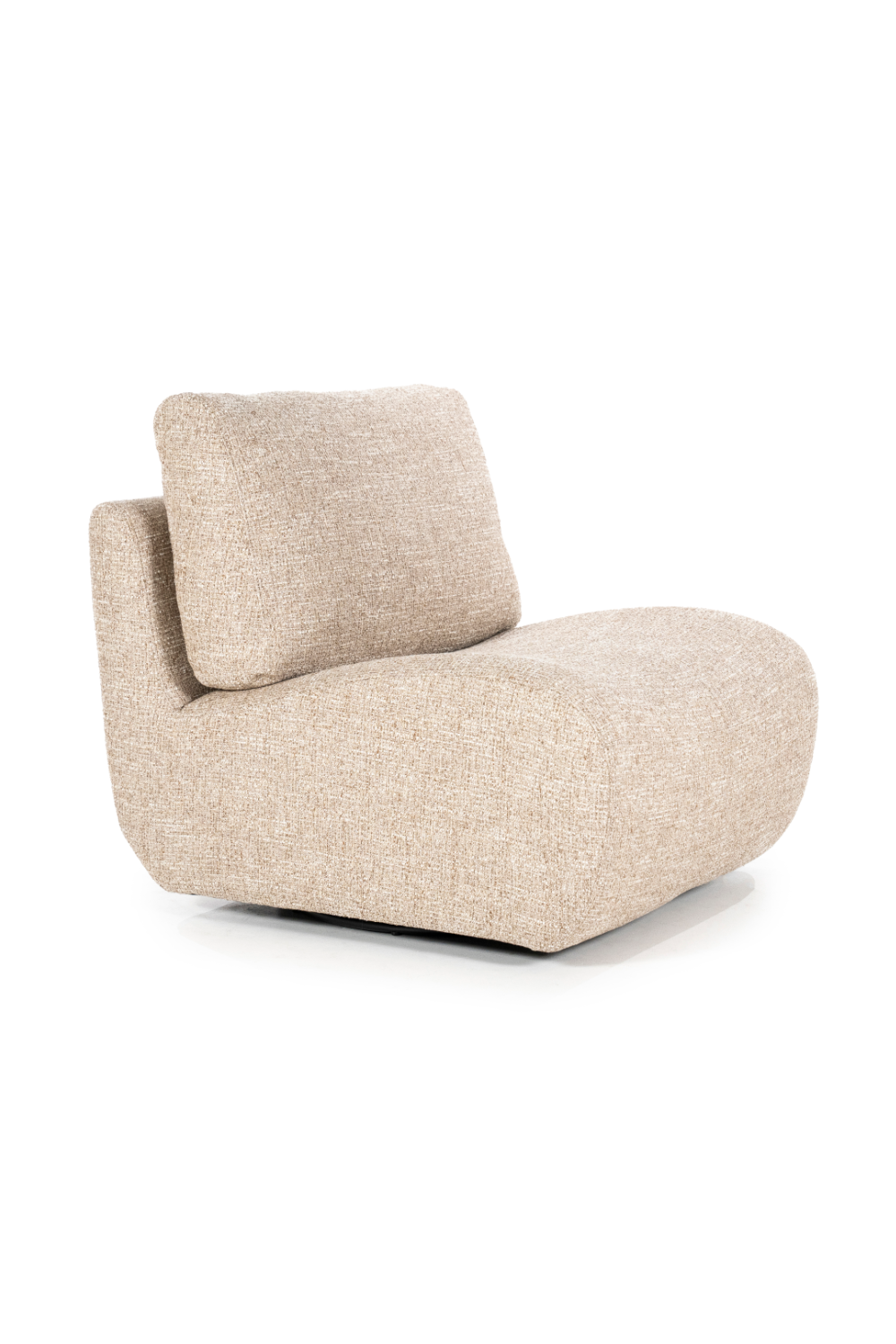 Fabric Upholstered Swivel Lounge Chair | Oroa.com