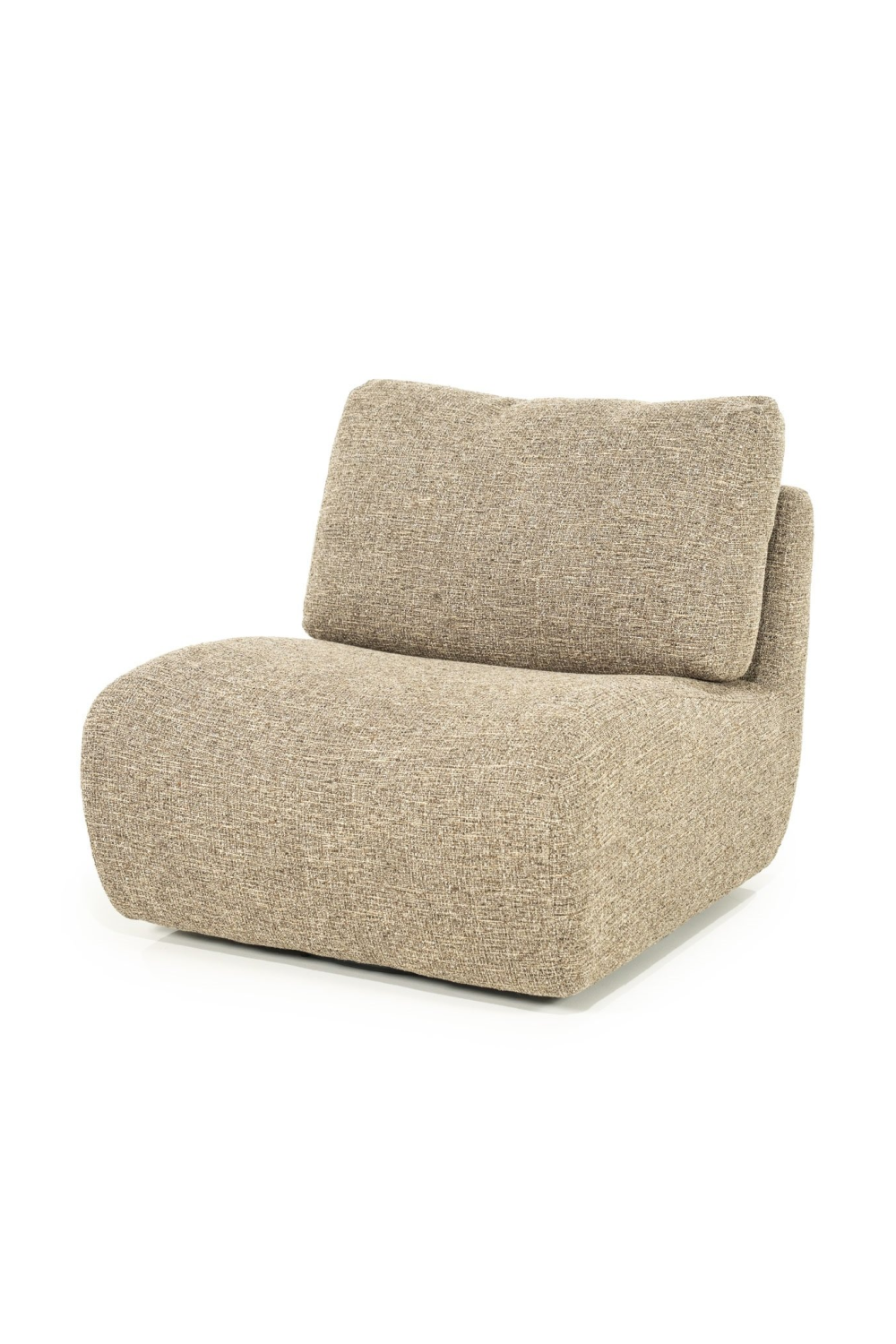 Fabric Upholstered Swivel Lounge Chair | Oroa.com
