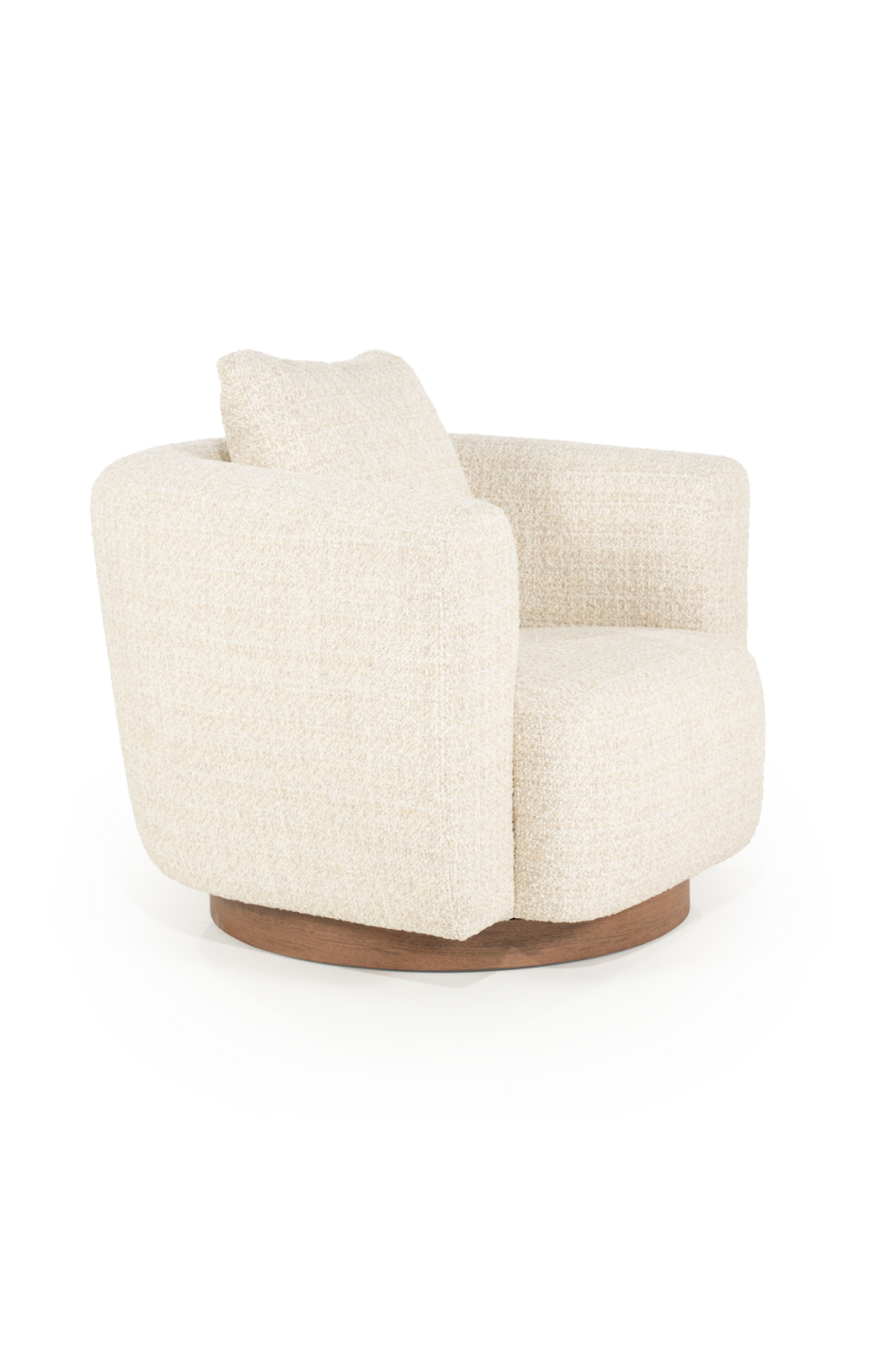 Modern furniture - Curved Back Swivel Accent Chair - www.oroa.com | Oroa.com