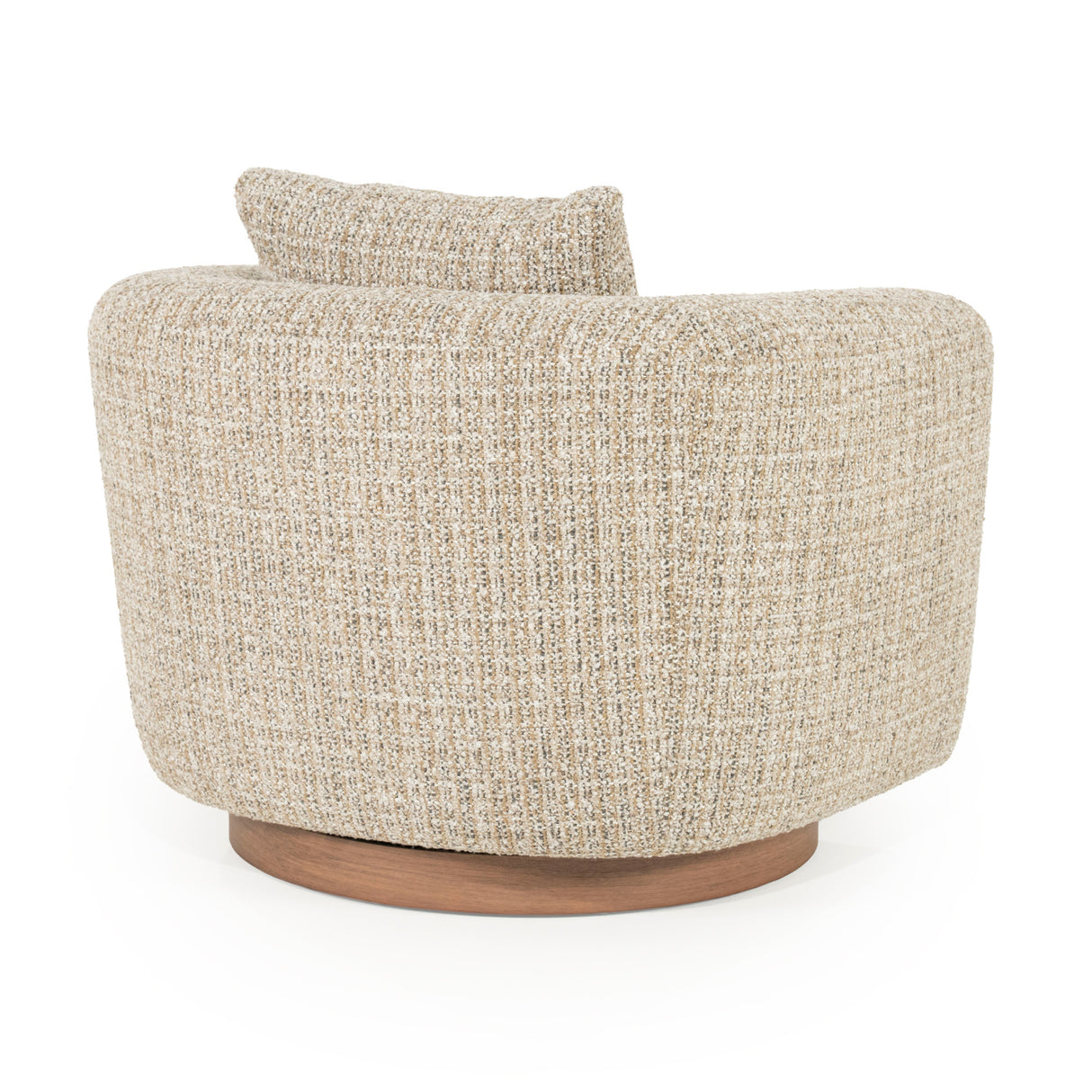 Modern furniture - Curved Back Swivel Accent Chair - www.oroa.com | Oroa.com