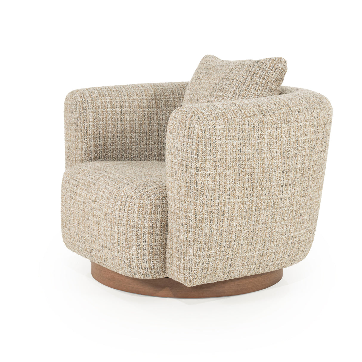 Modern furniture - Curved Back Swivel Accent Chair - www.oroa.com | Oroa.com