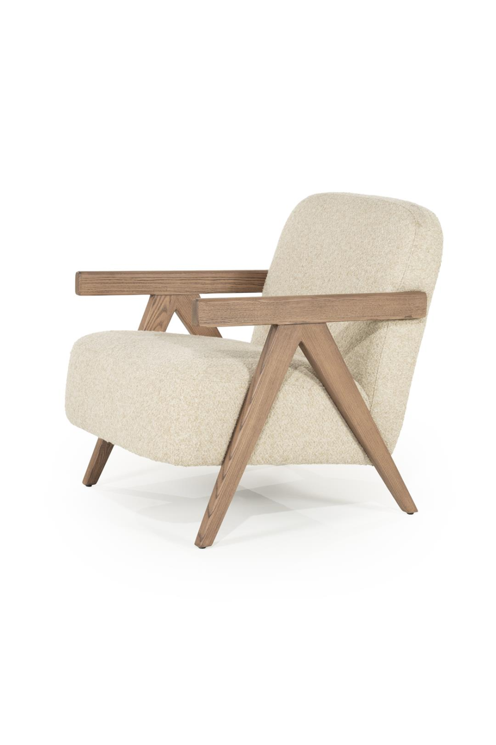 Ash Framed Lounge Armchair | Eleonora Francis | Oroa.com