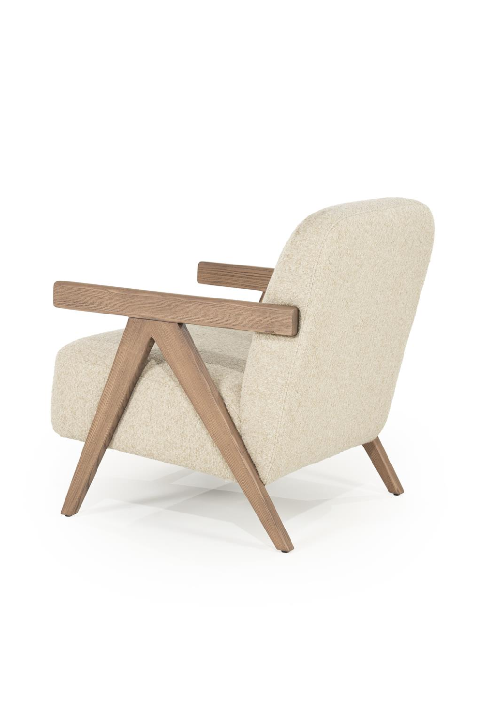 Ash Framed Lounge Armchair | Eleonora Francis | Oroa.com