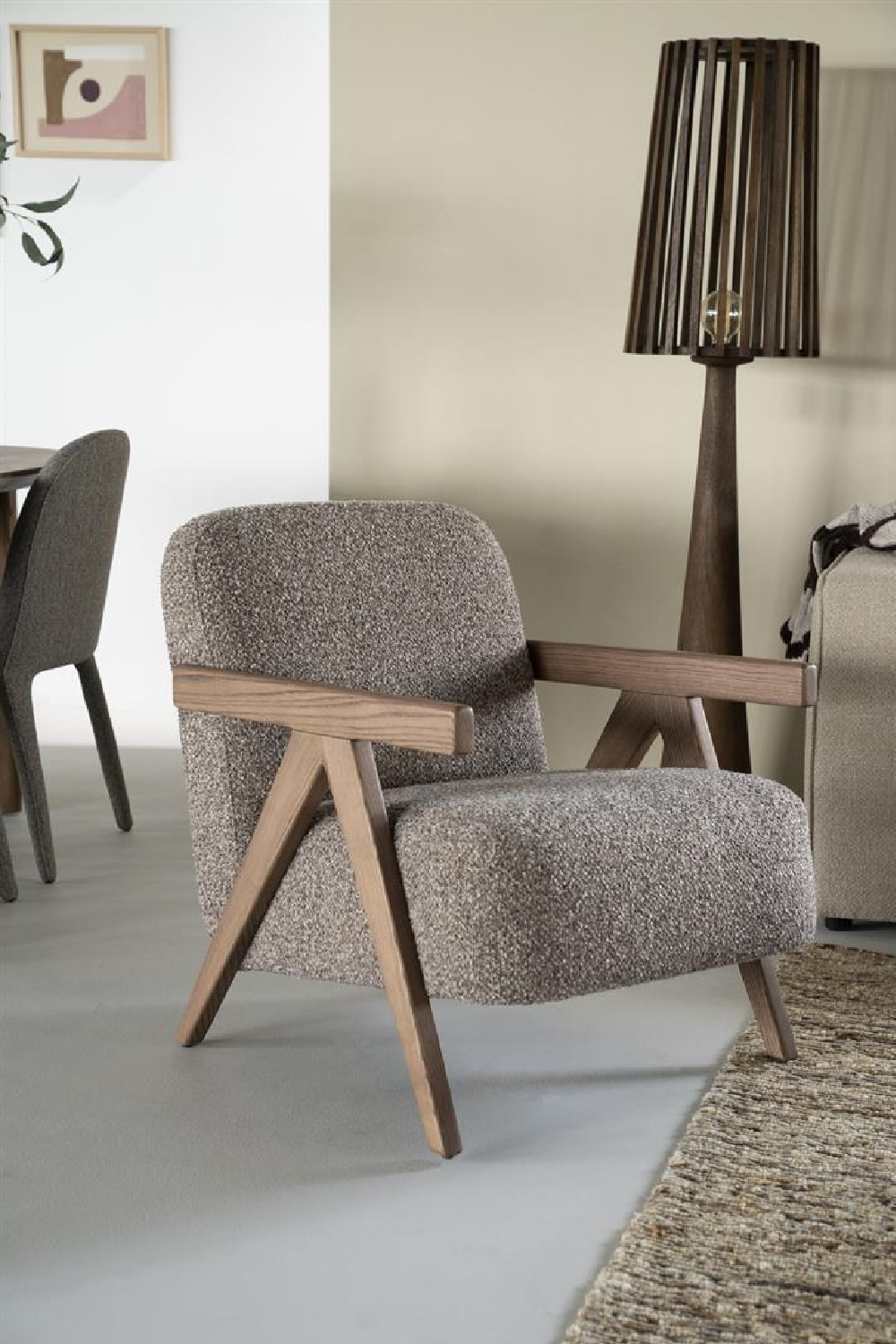 Ash Framed Lounge Armchair | Oroa.com