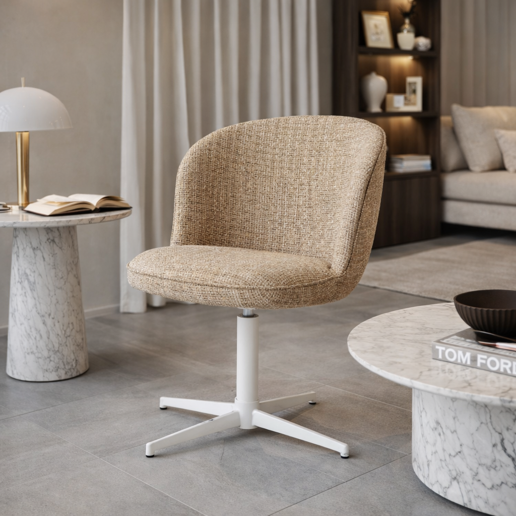 Curved Back Swivel Chair | Oroa.com