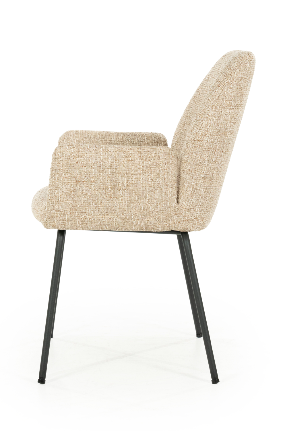 Fabric Upholstered Dining Armchair | Eleonora Indy | OROA.com