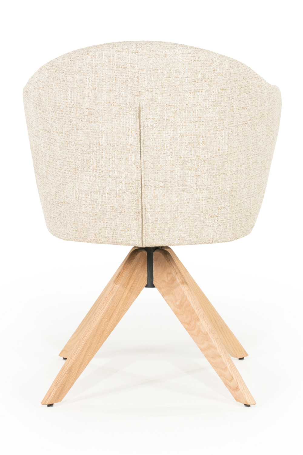 Oak Base Swivel Armchair | Eleonora Connor | OROA.com