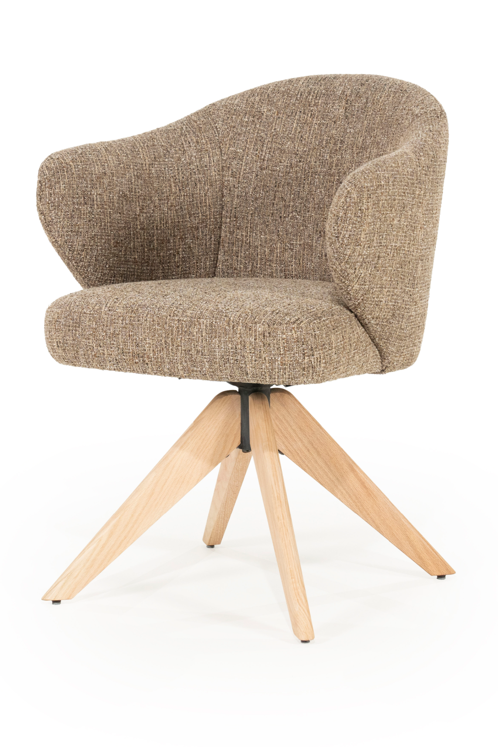 Oak Base Swivel Armchair | Oroa.com